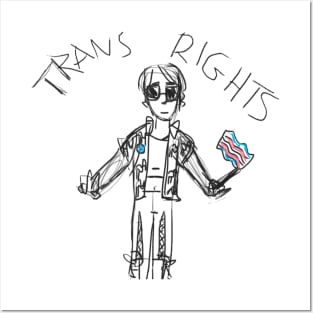 Trans Rights Jim Posters and Art